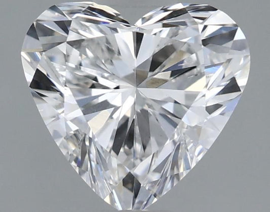 Lab-Grown Heart Diamond - 1.5 Carats, E Color, VVS2 Clarity - Certified by IGI - Report Number: LG656489087