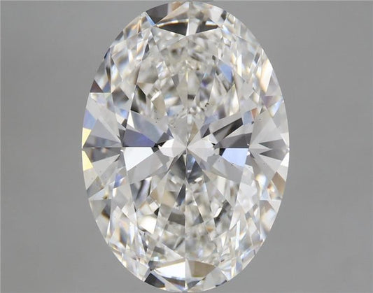 Lab-Grown Oval Diamond - 5.01 Carats, F Color, VS2 Clarity - Certified by IGI - Report Number: LG657450387