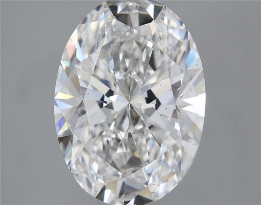 Lab-Grown Oval Diamond - 3.09 Carats, E Color, VS2 Clarity - Certified by IGI - Report Number: LG653413051