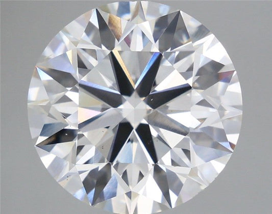 Lab-Grown Round Diamond - 8.01 Carats, F Color, VS2 Clarity - Certified by IGI - Report Number: LG620402500