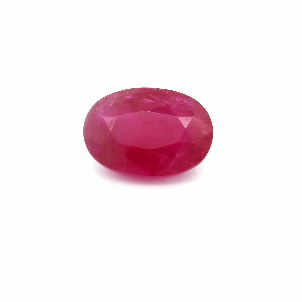 3.44ct Oval Natural Ruby (Colour Red, Clarity Moderately Included, Cut Faceted)