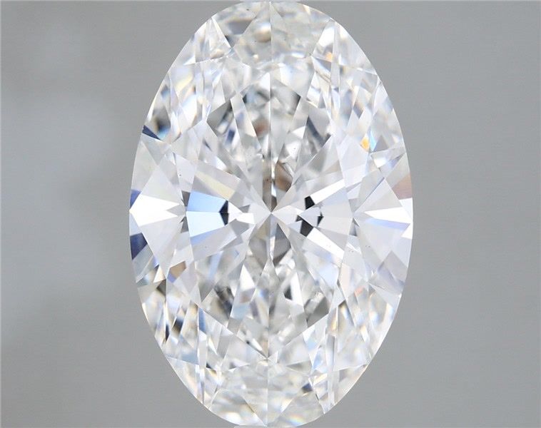 Lab-Grown Oval Diamond - 6.03 Carats, F Color, VS2 Clarity - Certified by IGI - Report Number: LG685526607