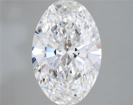 Lab-Grown Oval Diamond - 6.03 Carats, F Color, VS2 Clarity - Certified by IGI - Report Number: LG685526607