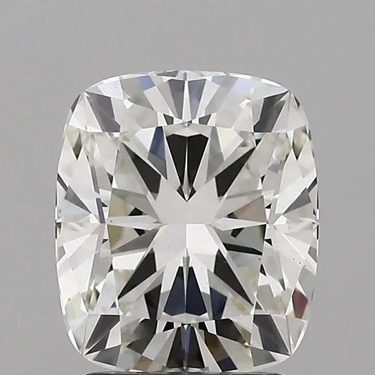 Diamant de laboratoire taille coussin brillant de 2,53 ct (couleur H, pureté VS1, certifié IGI)