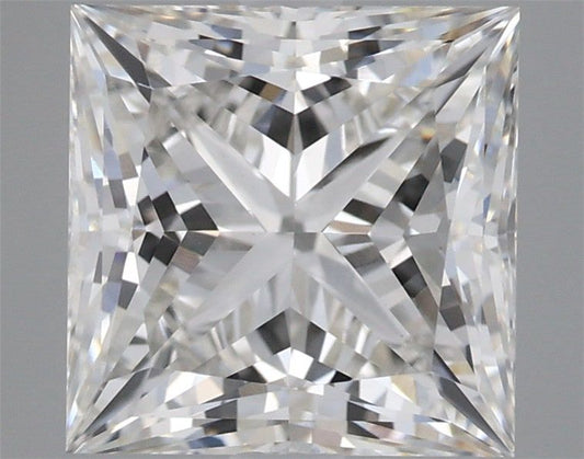Lab-Grown Princess Diamond - 3.01 Carats, F Color, VVS2 Clarity - Certified by IGI - Report Number: LG653411983