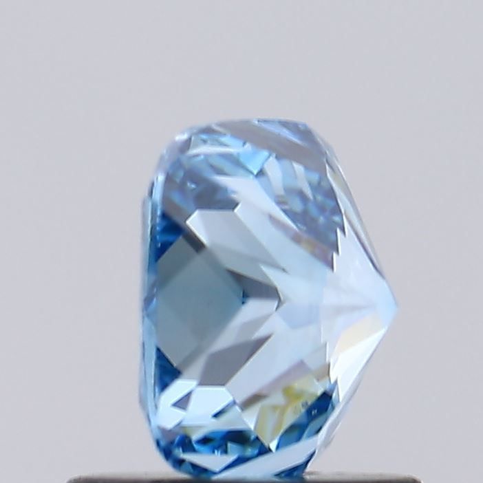 Lab-Grown Cushion Diamond - 1.04 Carats, Fancy Vivid Blue Color, VS1 Clarity - Certified by IGI - Report Number: LG578341620