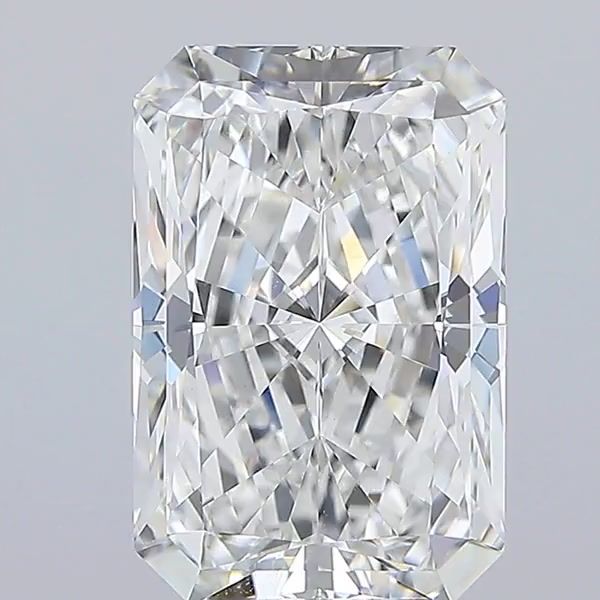 Lab-Grown Radiant Diamond - 7.04 Carats, F Color, VVS2 Clarity - Certified by IGI - Report Number: LG696543665