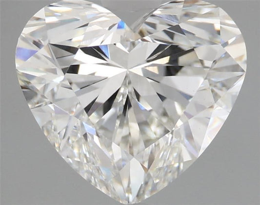 Lab-Grown Heart Diamond - 3.52 Carats, F Color, VVS2 Clarity - Certified by IGI - Report Number: LG665423293