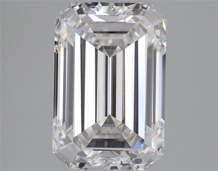Lab-Grown Emerald Diamond - 3.1 Carats, F Color, VVS2 Clarity - Certified by IGI - Report Number: LG665443620