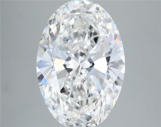 Lab-Grown Oval Diamond - 6.05 Carats, F Color, VVS2 Clarity - Certified by IGI - Report Number: LG687570740