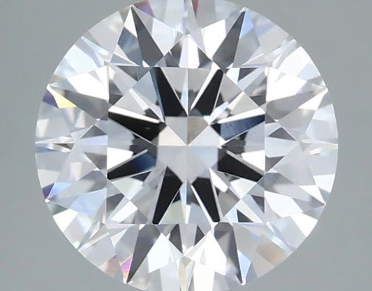 Lab-Grown Round Diamond - 2.01 Carats, E Color, VVS2 Clarity - Certified by IGI - Report Number: LG706558889