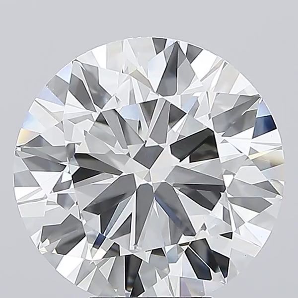 Lab-Grown Round Diamond - 8.02 Carats, E Color, VS1 Clarity - Certified by IGI - Report Number: LG683583468