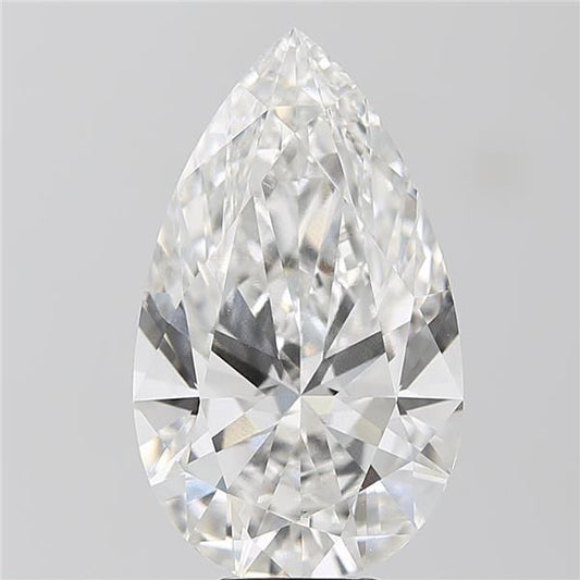 Lab-Grown Pear Diamond - 8.02 Carats, F Color, VS1 Clarity - Certified by IGI - Report Number: LG687506542