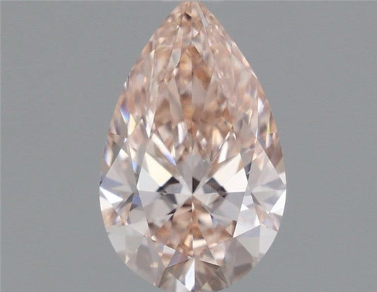 Lab-Grown Pear Diamond - 1.06 Carats, Fancy Pink Color, VS1 Clarity - Certified by IGI - Report Number: LG690502498