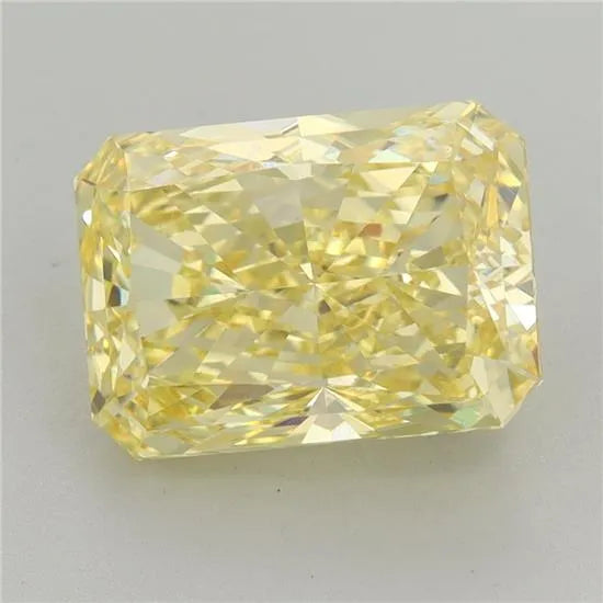 Diamant de laboratoire radiant de 4,47 ct (couleur jaune vif fantaisie, pureté VS1, certifié IGI)