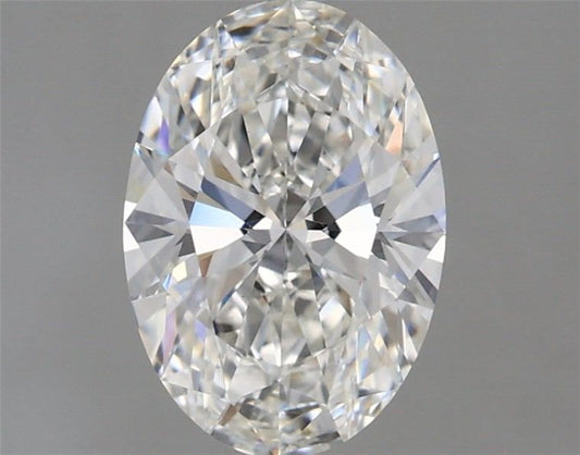 Lab-Grown Oval Diamond - 1.52 Carats, F Color, VVS2 Clarity - Certified by IGI - Report Number: LG654468303