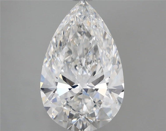 Lab-Grown Pear Diamond - 3.52 Carats, E Color, VVS2 Clarity - Certified by IGI - Report Number: LG669429829