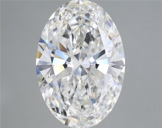 Lab-Grown Oval Diamond - 6.12 Carats, F Color, VS1 Clarity - Certified by IGI - Report Number: LG671410515