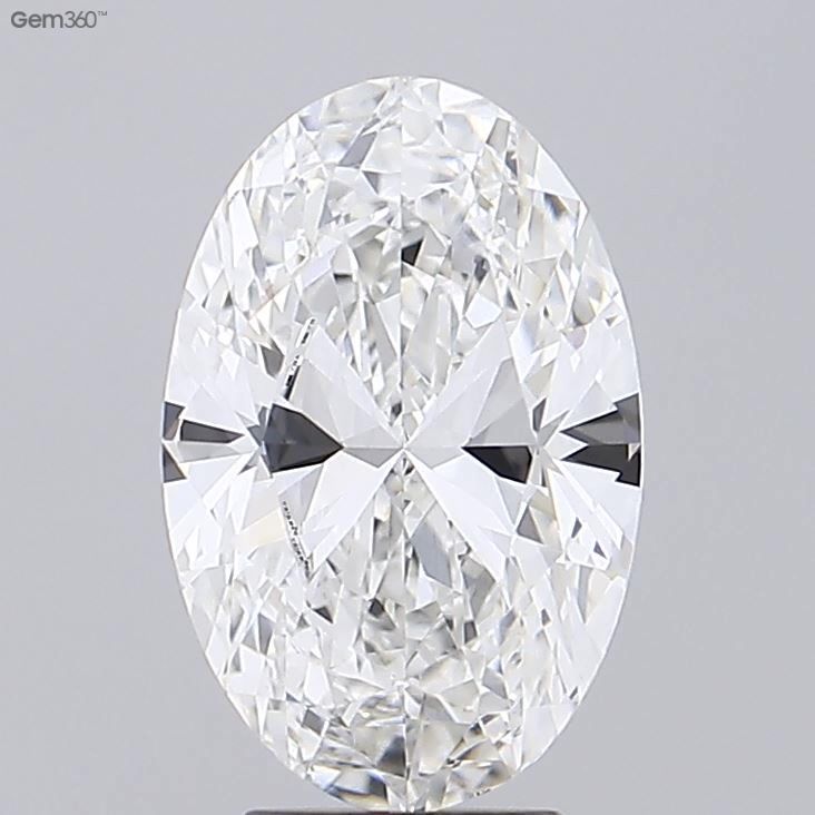 Lab-Grown Oval Diamond - 3.51 Carats, F Color, VVS2 Clarity - Certified by IGI - Report Number: LG710593127