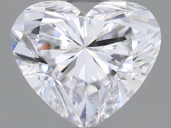 Lab-Grown Heart Diamond - 0.42 Carats, D Color, VVS2 Clarity - Certified by IGI - Report Number: LG588353808