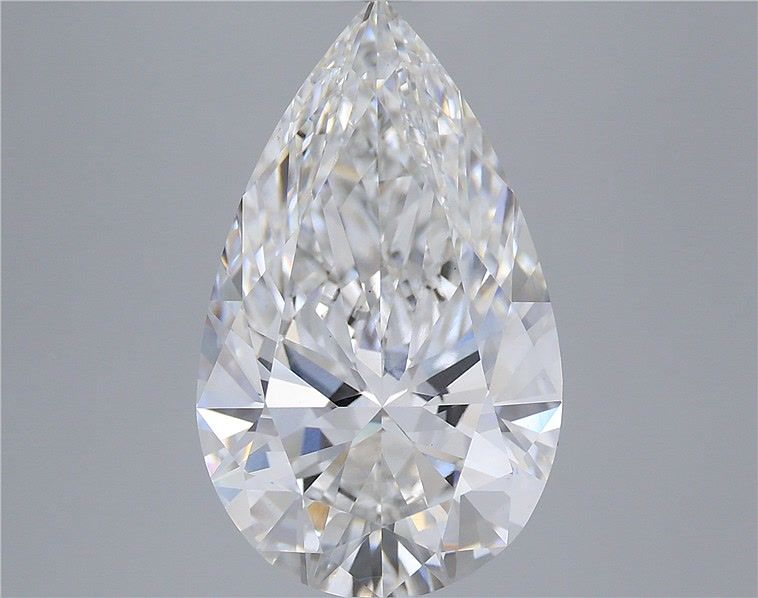 Lab-Grown Pear Diamond - 6.09 Carats, E Color, VS1 Clarity - Certified by IGI - Report Number: LG681585928