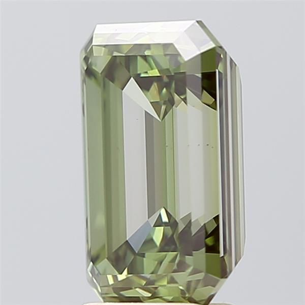 Lab-Grown Emerald Diamond - 3.46 Carats, Fancy Vivid Green Color, VVS2 Clarity - Certified by IGI - Report Number: LG595380058