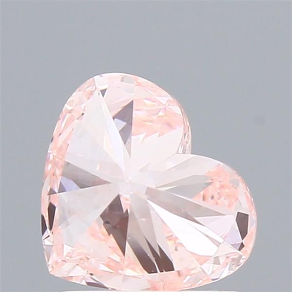 Lab-Grown Heart Diamond - 1.5 Carats, Fancy Intense Pink Color, SI1 Clarity - Certified by IGI - Report Number: LG605367279