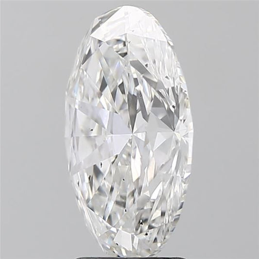 Lab-Grown Oval Diamond - 4.01 Carats, F Color, VS2 Clarity - Certified by IGI - Report Number: LG598366881