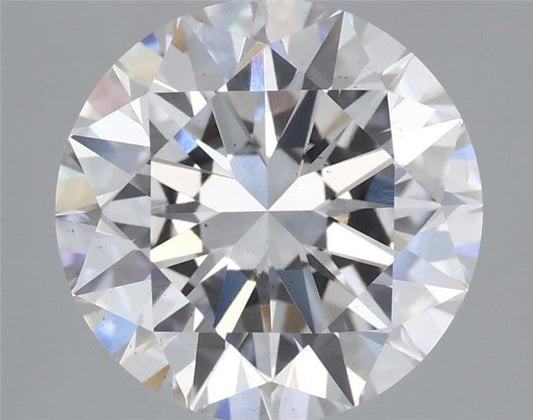Lab-Grown Round Diamond - 4.02 Carats, F Color, VS2 Clarity - Certified by IGI - Report Number: LG675558368