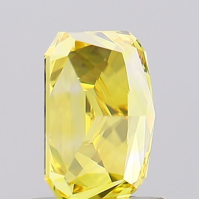 Lab-Grown Radiant Diamond - 1.02 Carats, Fancy Vivid Yellow Color, VVS1 Clarity - Certified by IGI - Report Number: LG630428744