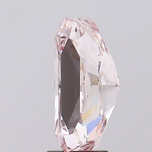 Lab-Grown Radiant Diamond - 5.23 Carats, Fancy Vivid Pink Color, VVS2 Clarity - Certified by IGI - Report Number: LG591363215
