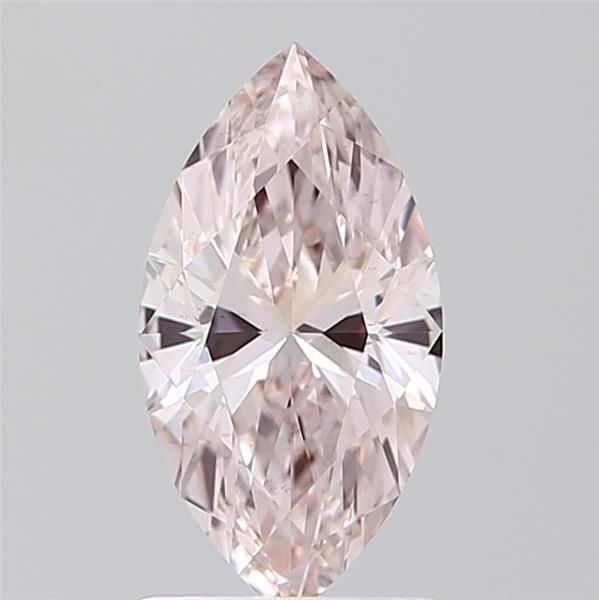 Lab-Grown Marquise Diamond - 1.06 Carats, Fancy Brownish Pink Color, VS2 Clarity - Certified by IGI - Report Number: LG569314920