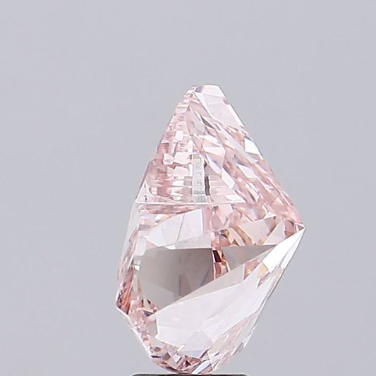 Lab-Grown Heart Diamond - 8.03 Carats, Fancy Intense Pink Color, VS1 Clarity - Certified by IGI - Report Number: LG593370537