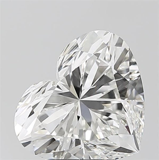 Lab-Grown Heart Diamond - 3.07 Carats, F Color, VS1 Clarity - Certified by IGI - Report Number: LG708562762