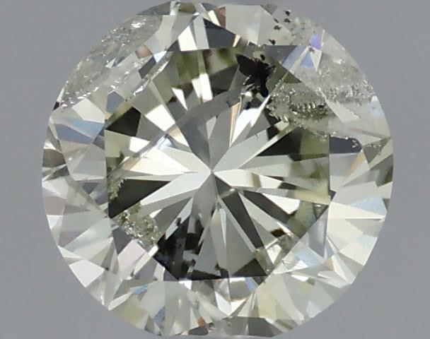 Round 0.46ct Fancy Light Greenish Yellow GD Cut • GIA • 6107395510