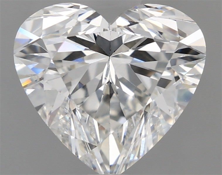Lab-Grown Heart Diamond - 2.55 Carats, F Color, VVS2 Clarity - Certified by IGI - Report Number: LG653409114