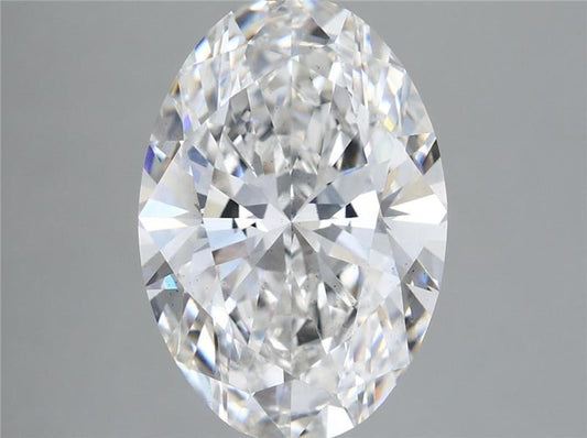 Lab-Grown Oval Diamond - 5.04 Carats, F Color, VS2 Clarity - Certified by IGI - Report Number: LG681576275