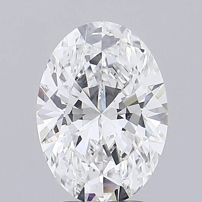 2.51ct Oval Lab Grown Diamond (Colour E, Clarity VVS2, IGI Certified)