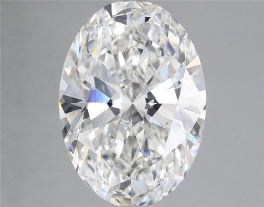 Lab-Grown Oval Diamond - 5.04 Carats, F Color, VS2 Clarity - Certified by IGI - Report Number: LG655433008