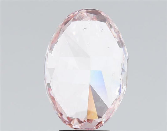 Lab-Grown Oval Diamond - 6.01 Carats, Fancy Vivid Pink Color, VS2 Clarity - Certified by IGI - Report Number: LG578342161