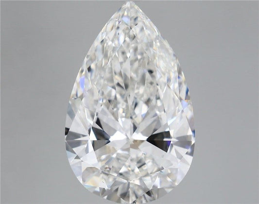 Lab-Grown Pear Diamond - 8.04 Carats, F Color, VS1 Clarity - Certified by IGI - Report Number: LG689578839