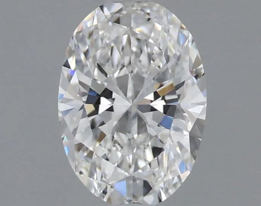 0,51 ct ovaler, im Labor gezüchteter Diamant (Farbe D, Reinheit VVS2, IGI-zertifiziert)