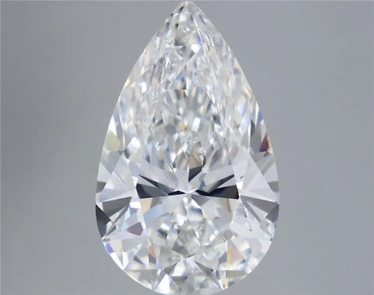 Diamant de laboratoire de 5,17 ct, taille poire (couleur E, pureté VVS2, certifié IGI)