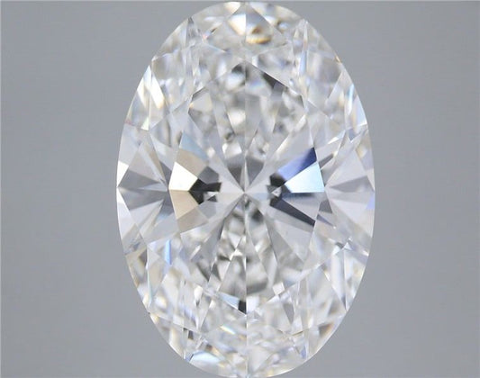 Lab-Grown Oval Diamond - 7.06 Carats, F Color, VVS2 Clarity - Certified by IGI - Report Number: LG689578845