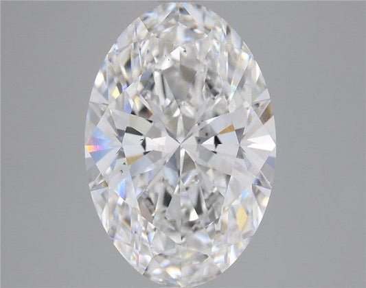 Lab-Grown Oval Diamond - 6.21 Carats, E Color, VS2 Clarity - Certified by IGI - Report Number: LG660475441