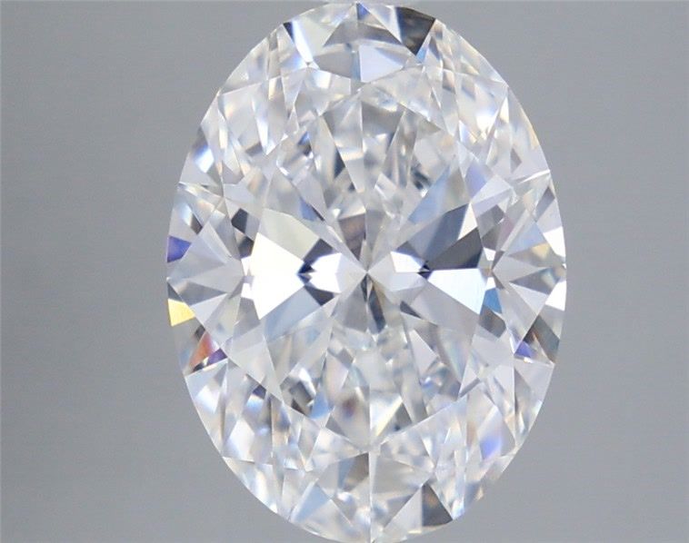 Lab-Grown Oval Diamond - 3.58 Carats, D Color, VVS2 Clarity - Certified by IGI - Report Number: LG675581471