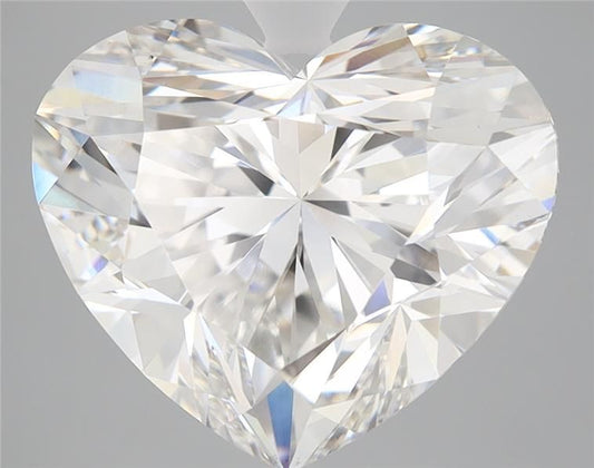 Lab-Grown Heart Diamond - 7.15 Carats, F Color, VS1 Clarity - Certified by IGI - Report Number: LG596344483
