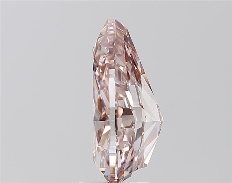 Lab-Grown Pear Diamond - 5.06 Carats, Fancy Intense Pink Color, VS2 Clarity - Certified by IGI - Report Number: LG595383080