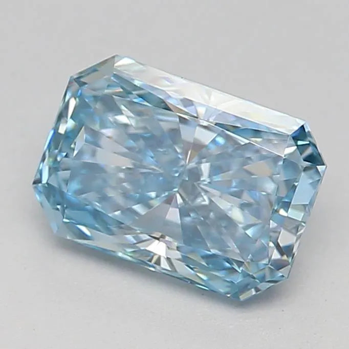 0.70ct Radiant Lab Grown Diamond (Colour Fancy Vivid Blue, Clarity VVS2, IGI Certified)