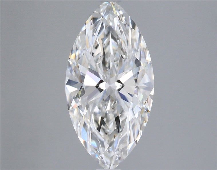 Lab-Grown Marquise Diamond - 2.53 Carats, F Color, VVS2 Clarity - Certified by IGI - Report Number: LG656409140